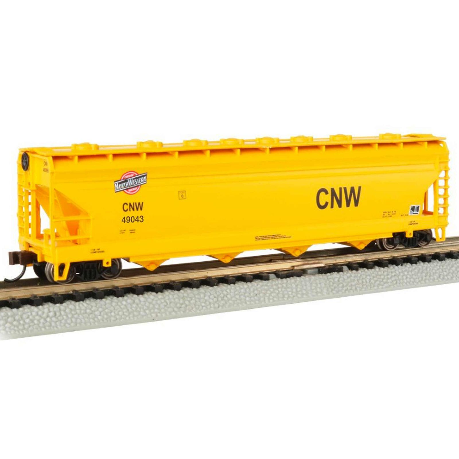 N ACF 56' 4-Bay Hopper CNW #49043