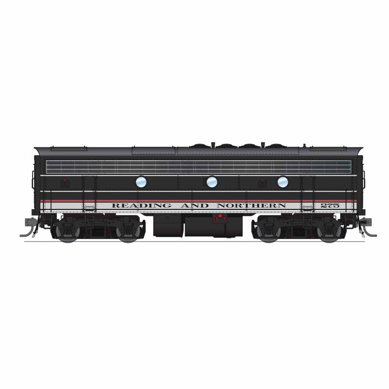 HO EMD F7B Modern Excursion No-Sound / DCC-Ready , RBMN 275