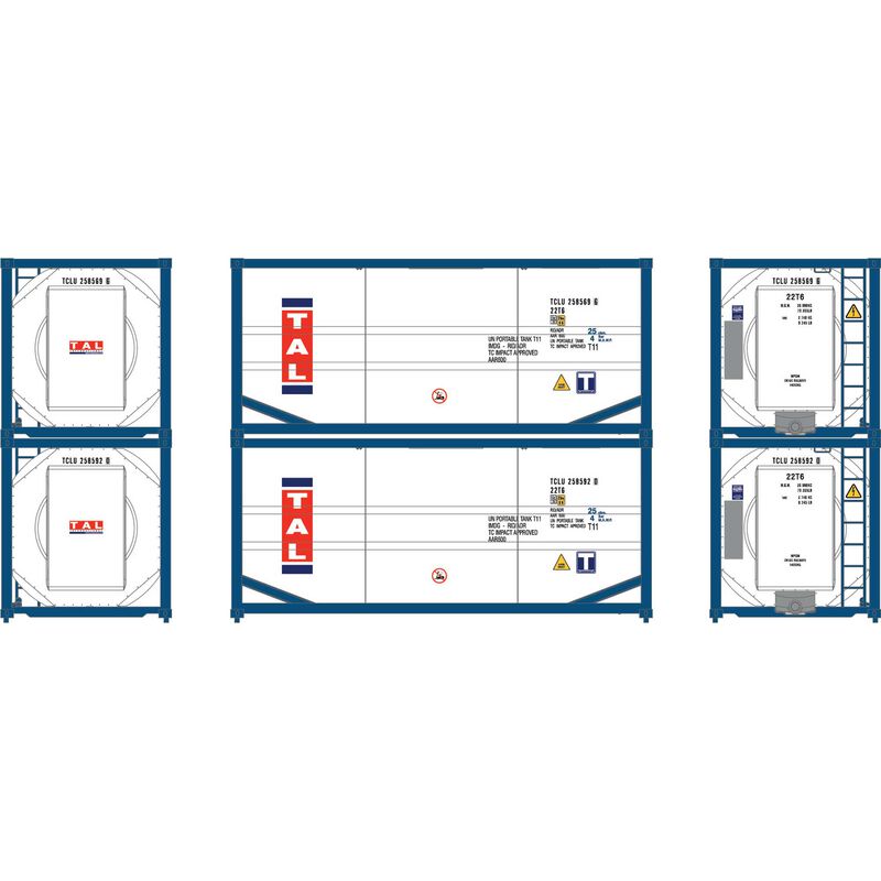 HO 20' ISO Tank Container, TCLU #258569 6/258592 0 (2)