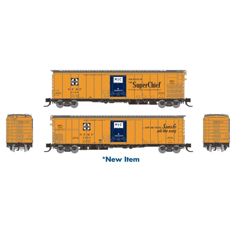 N Santa Fe RR-56 Mechanical Reefer: SFRP Mixed Slogan: Single Car