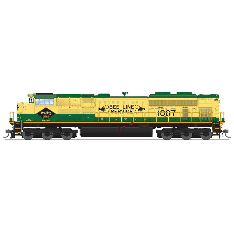 HO EMD SD70ACe Locomotive, NS 1067 Reading Heritage Paint