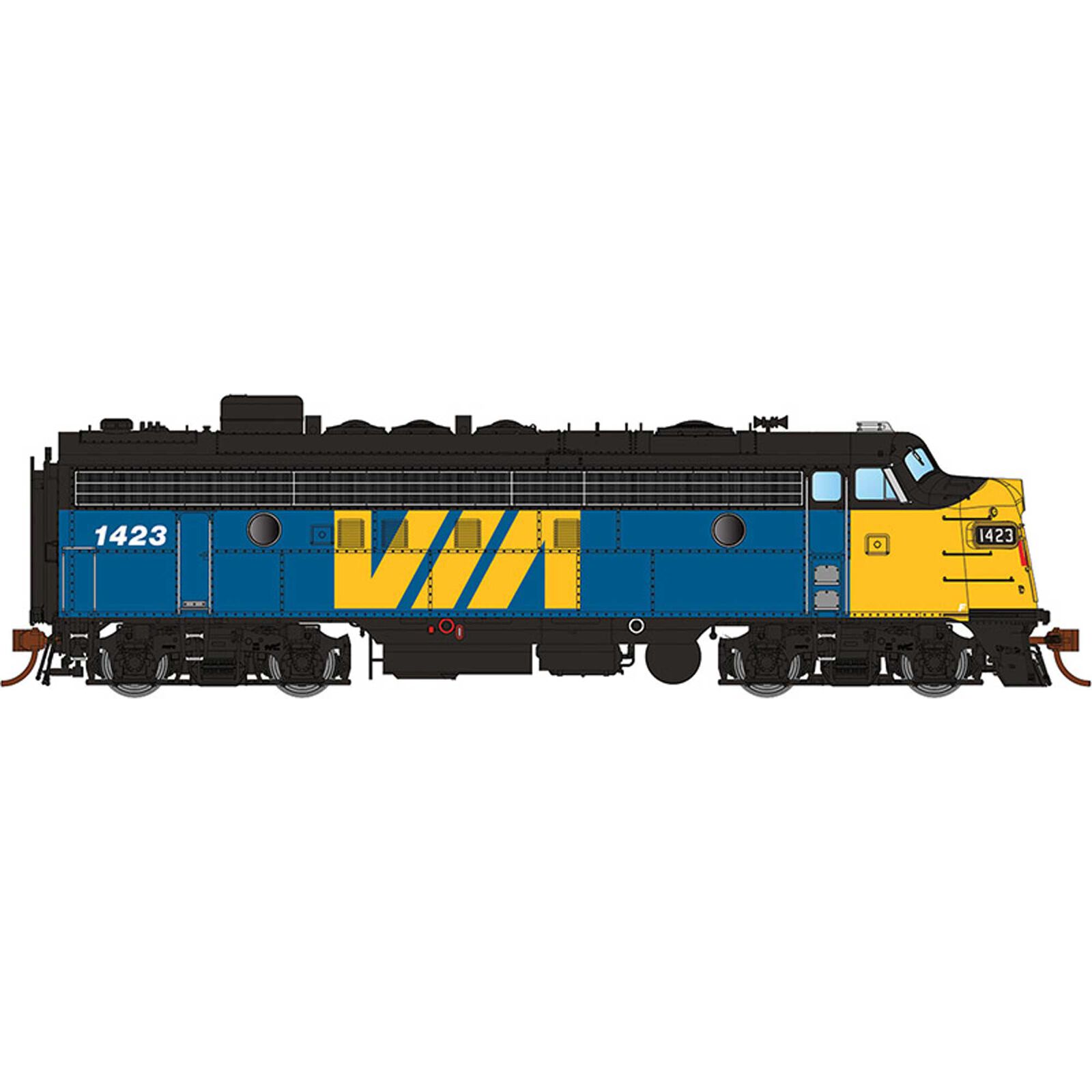 HO FP7 w DCC & Sound VIA #1416