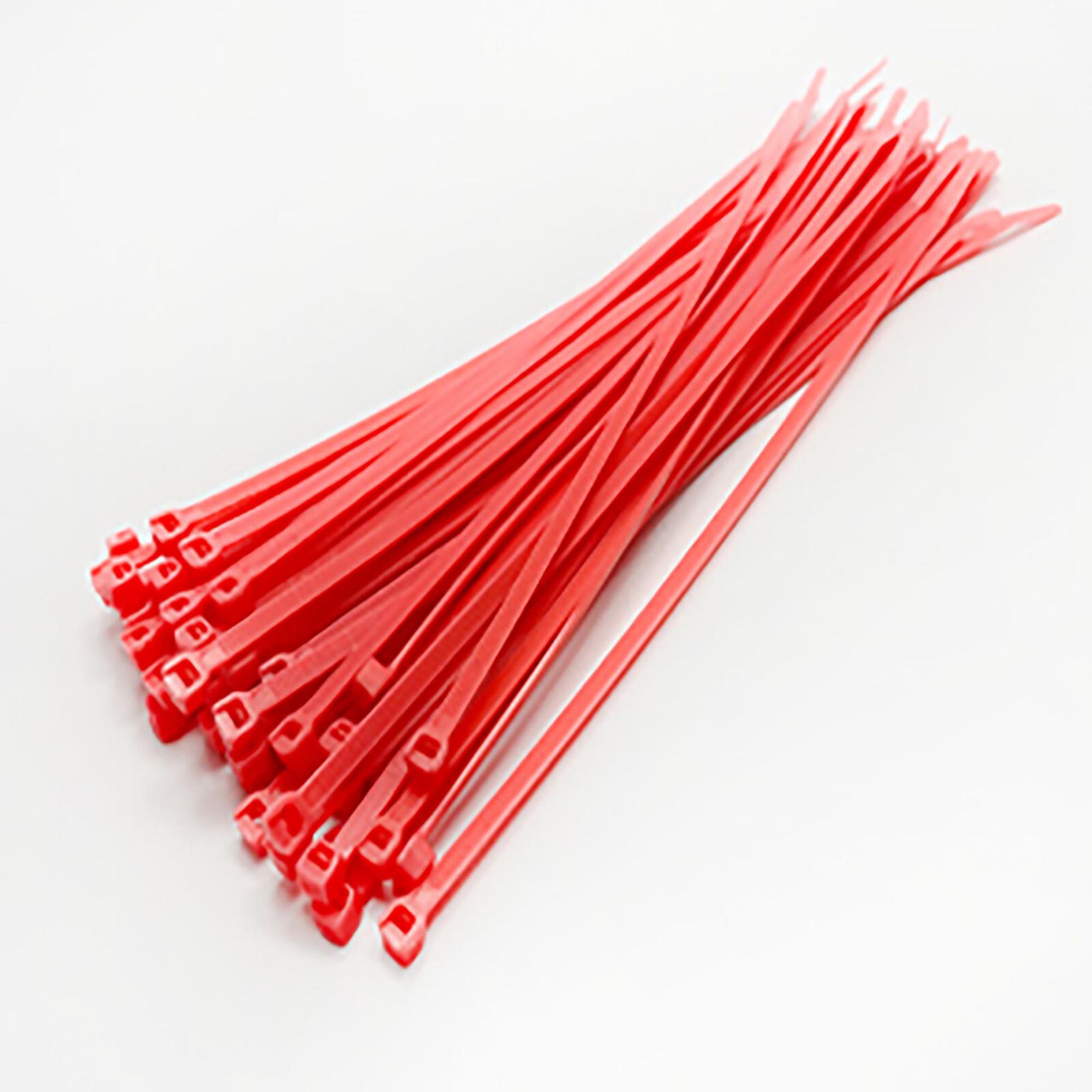 8" Tie Wraps, Pink (50)