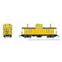 N Wide Vision Caboose, Painted Unlettered Yellow