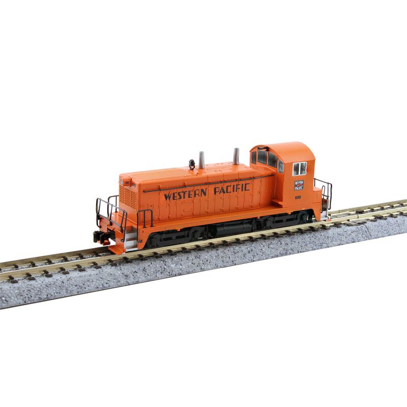 Kato USA, Inc. N EMD NW2 Switcher Locomotive, Western Pacific #608 w/ Sound