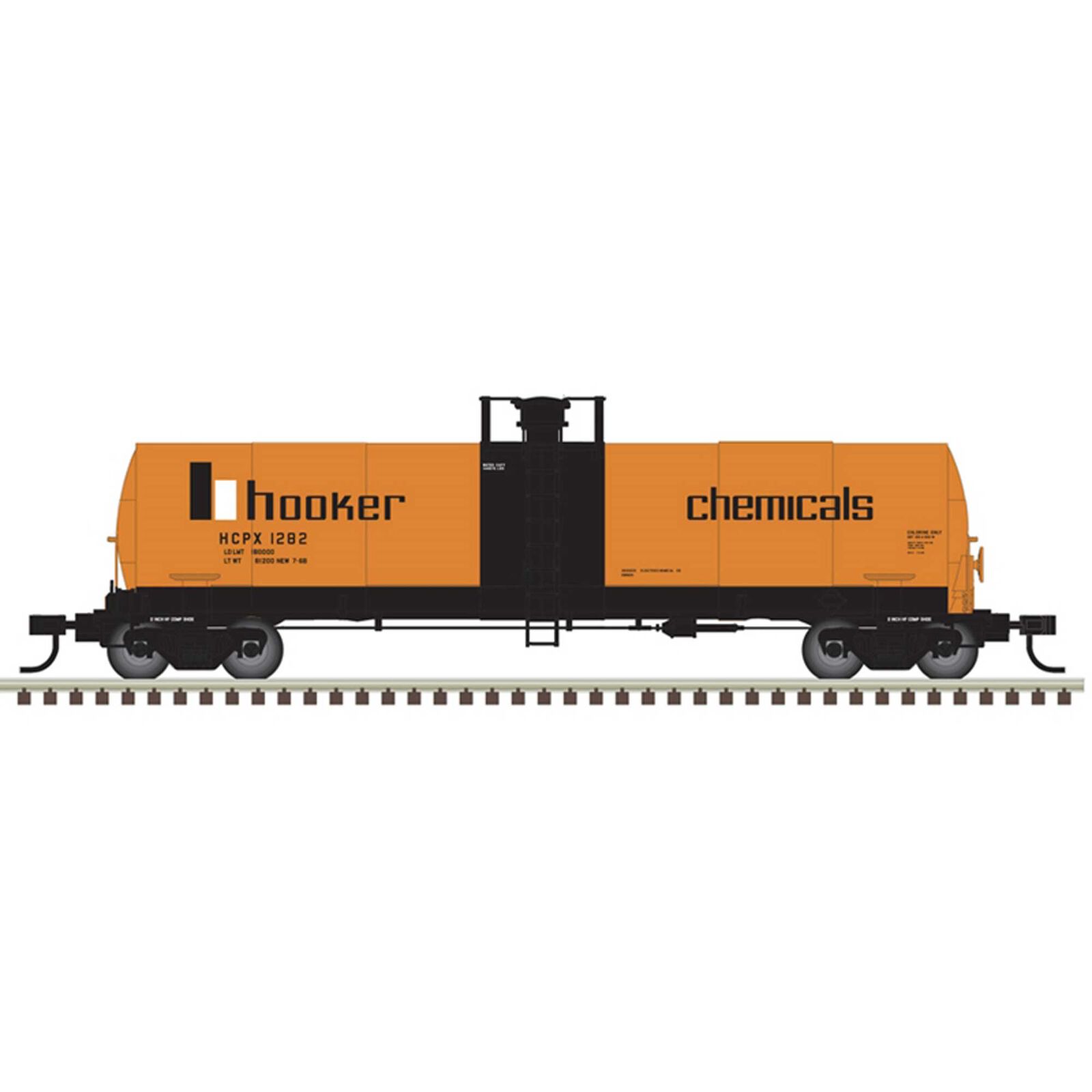 O Tank Car Hooker (orange) 1282, 1289
