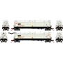 N TankTrain A/B, GATX White/Black #75551/75567 (2)