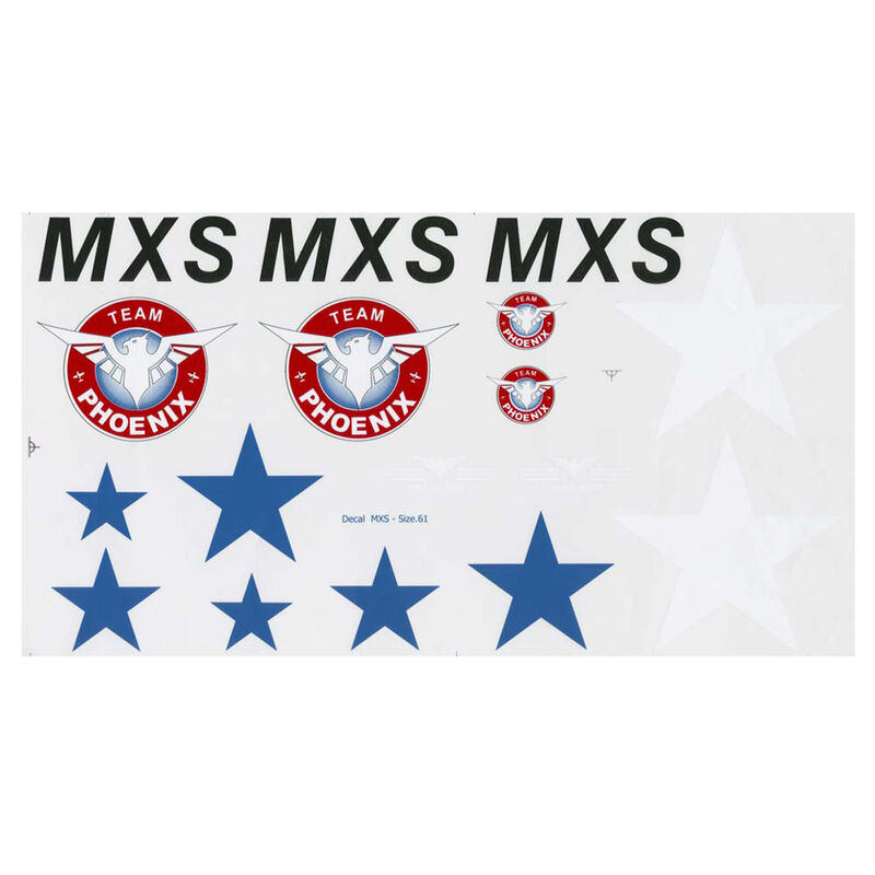 Decal MXS .46-.55 GP EP 1 5 Scale ARF