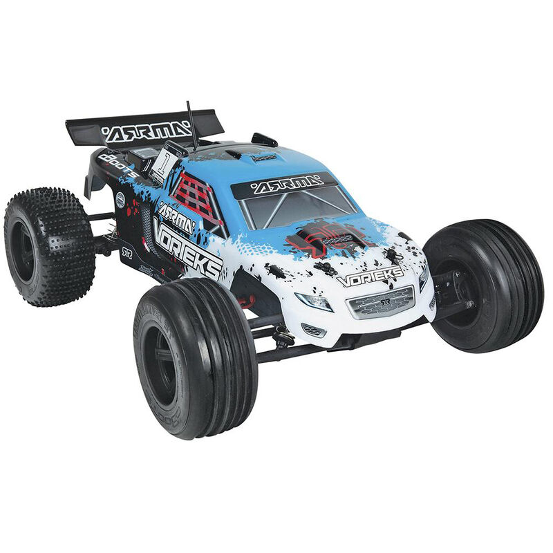 AR102601 1/10 VORTEKS 4X4 RTR Brushed Stadium Truck (Battery & Charger Included), Blue