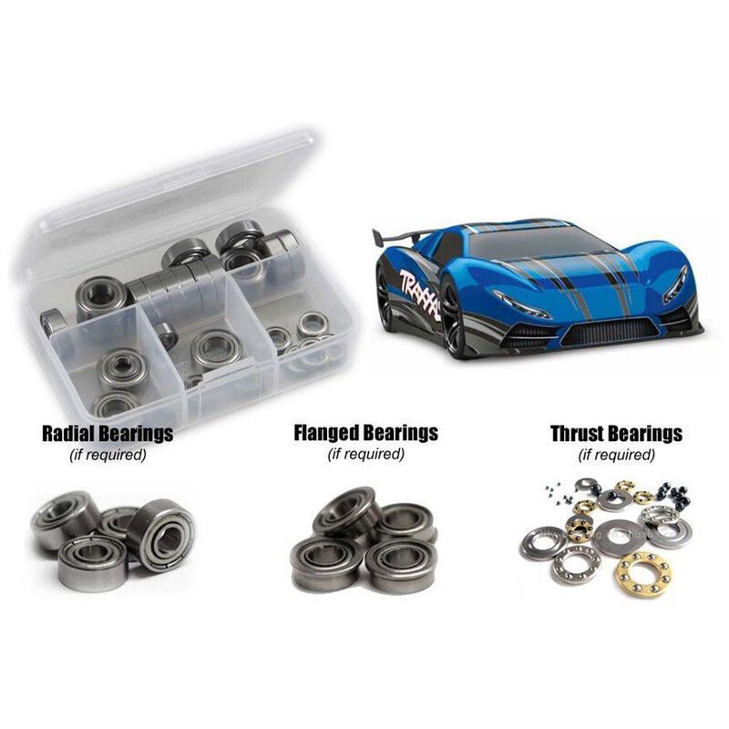 Metal Shielded Bearing Kit, 1/7 Traxxas XO-1 Supercar