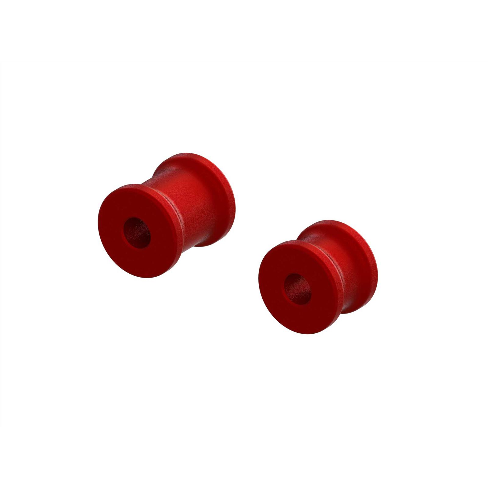 Aluminum Chassis Brace Spacer Set, Red: EXB