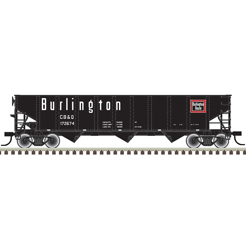 O 70 Ton 3-Bay Hopper Burlington 172731, 172947