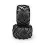 1/10 Fling Kings Monster Truck Tires w/ Inserts, Blue Compound (2)