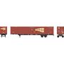 HO ATH 53' Chassis with Container, Chassis- CSX 'TSXZ' #999150, Container- UMXU #939336
