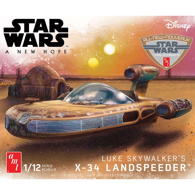AMT 1/12 Land Speeder Model Kit, Star Wars: A New Hope
