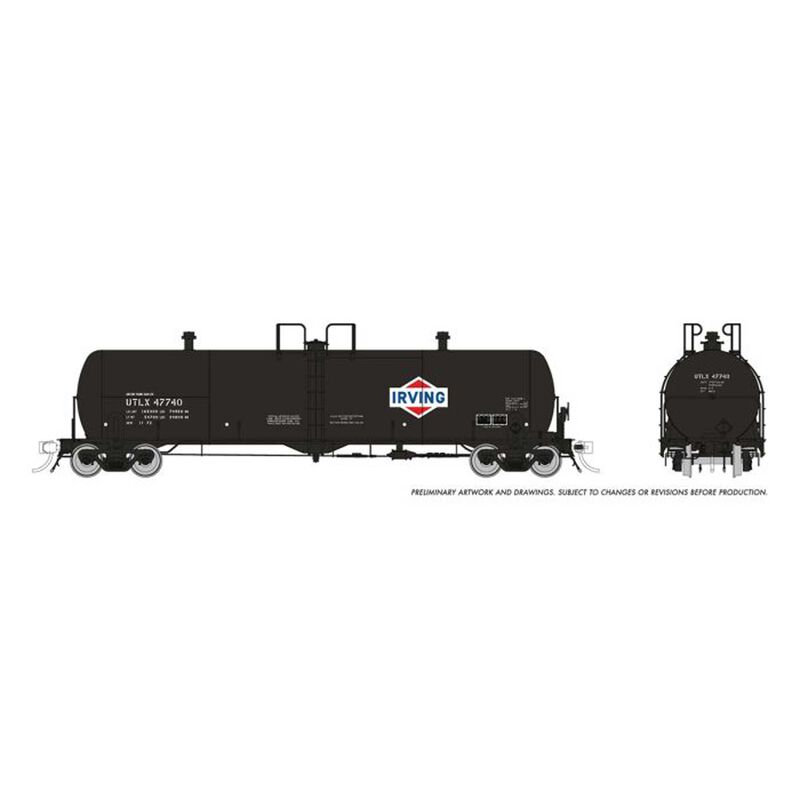 HO Procor 20K gal Tank Car: Irving Oil (UTLX): 6-Pack