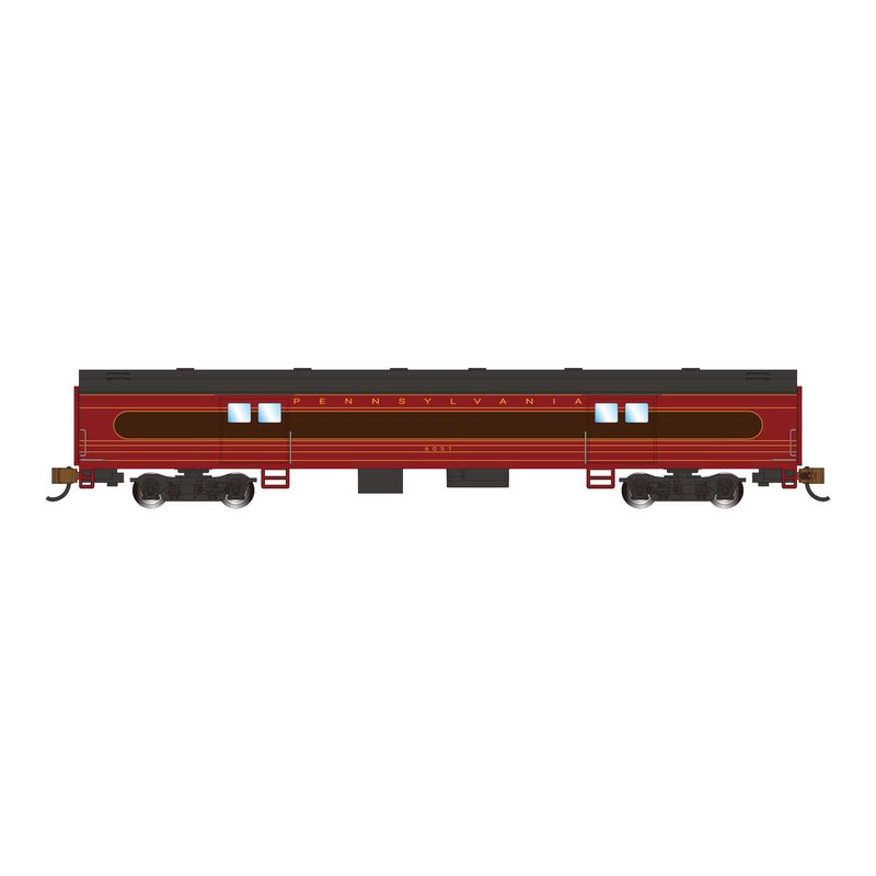 N 72' Smooth-Side Baggage Car - PRR #6051