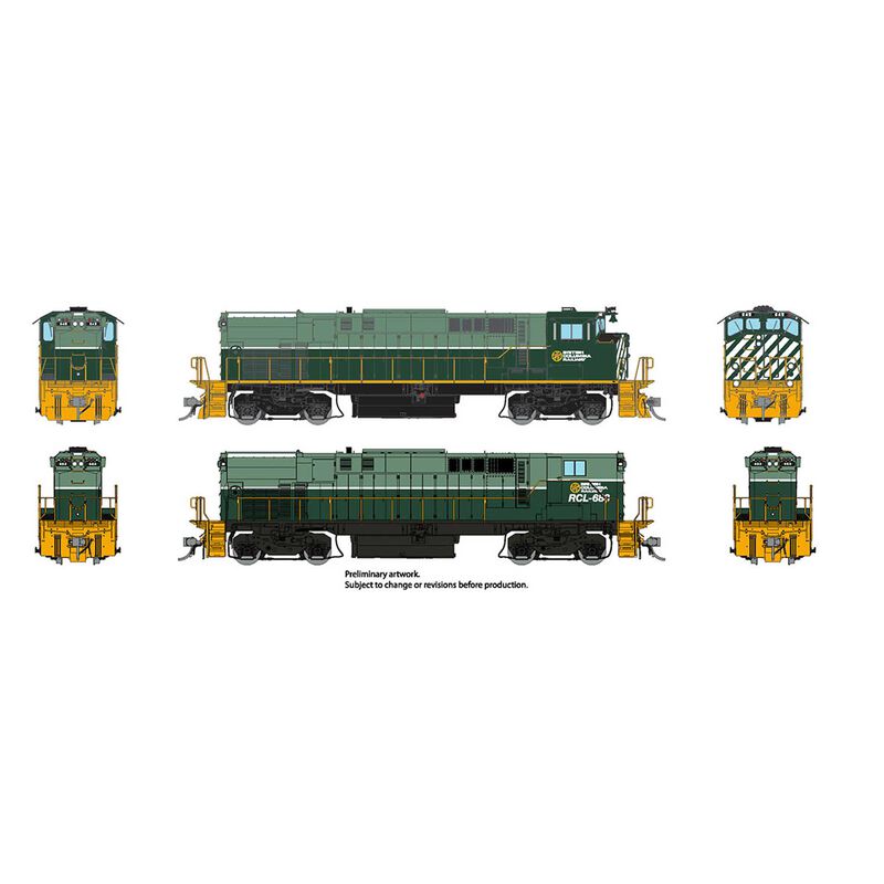 HO M-420 & M-420B DCC & Sound Locomotive Set BCR Green #641, #681