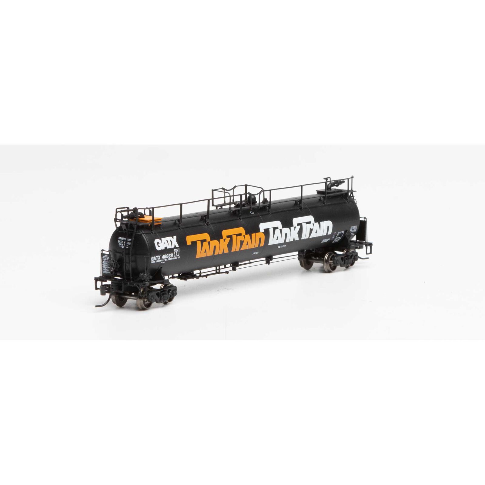 N TankTrain Intermediate,GATX/Orange Letter #48668