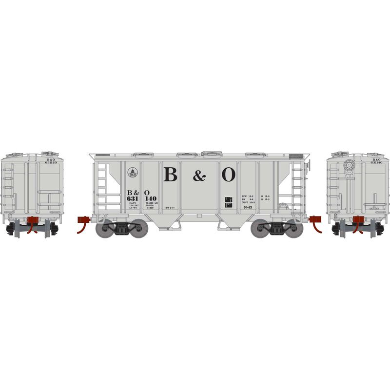 HO PS-2 2003 2-Bay Hopper, B&O #631140