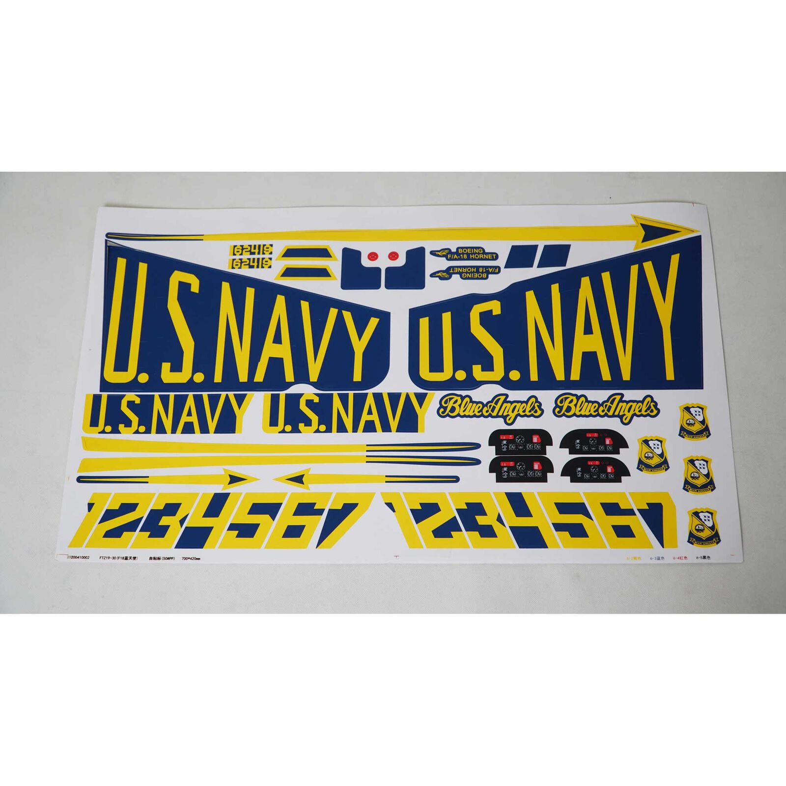 Decals  F-18 80mm EDF