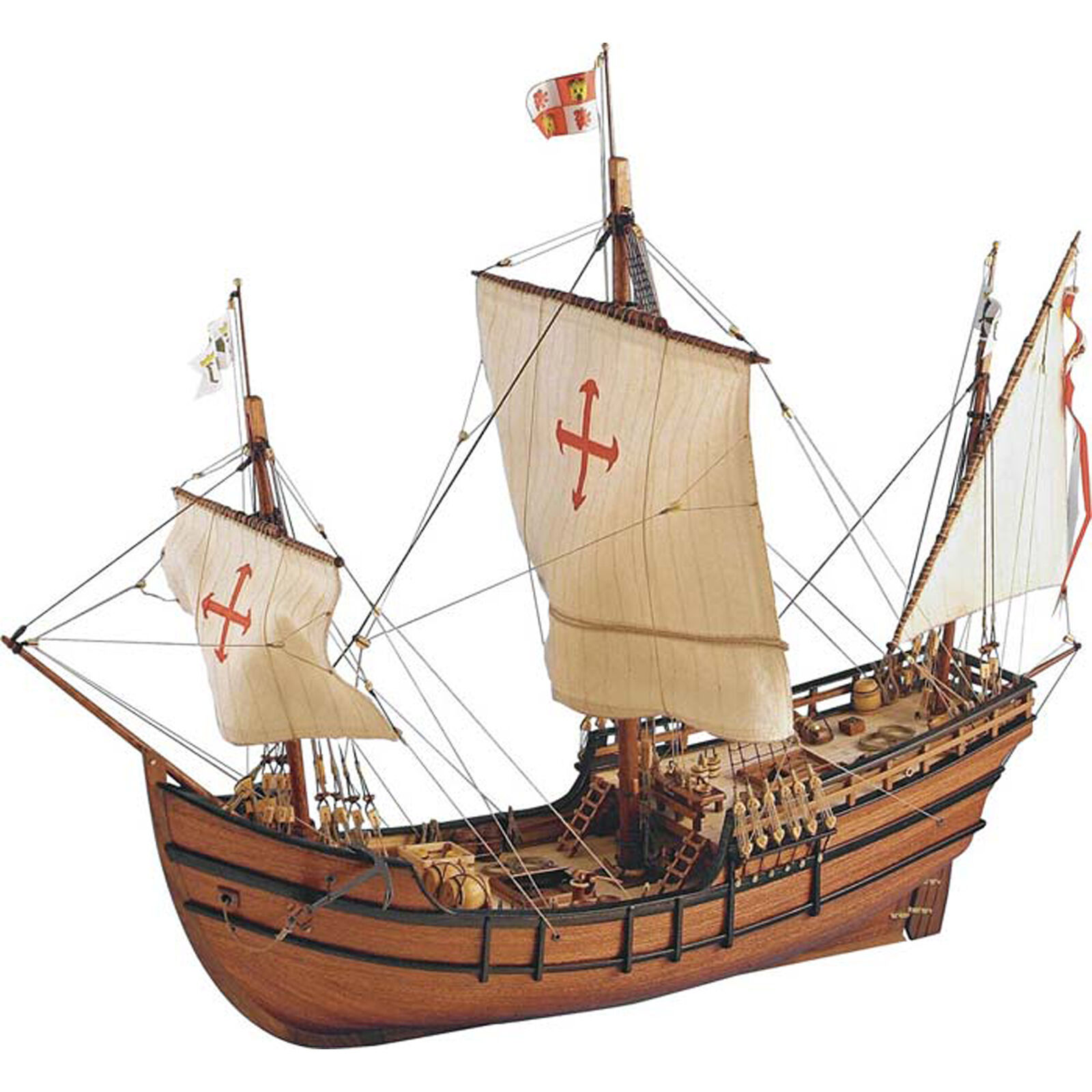 1 65 La Pinta Wooden Model Ship Kit