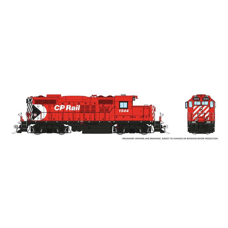 HO GP9u DC/Silent: CP - Multimark: #1544