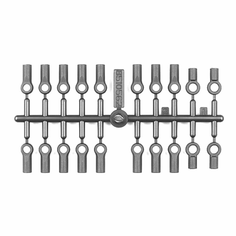 4WD Ball Cups For 3.5mm Turnbuckles, 1/10 Team Associated RC10