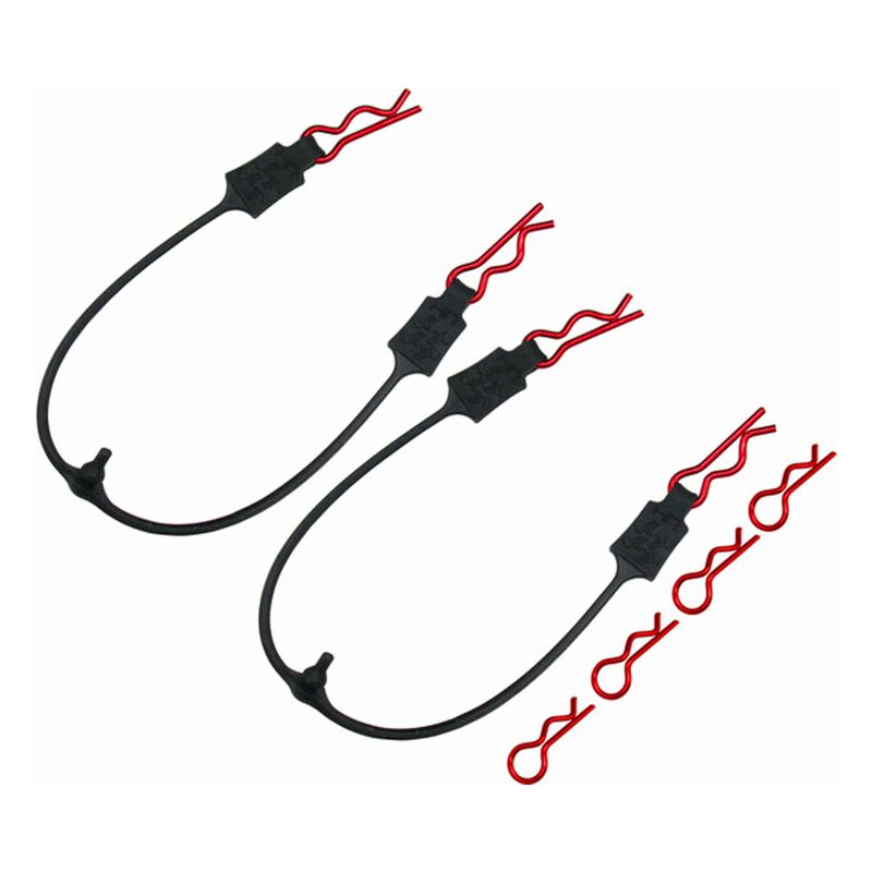 1/8 - 1/10 Rubber Leash Body pin (Red)