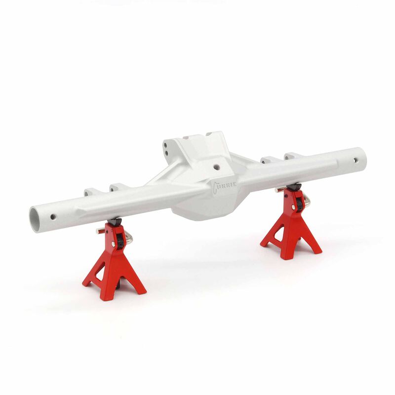 Aluminum Rear Axle Housing, 1/10 H10 Optic 4x4 Trail Buggy, Silver