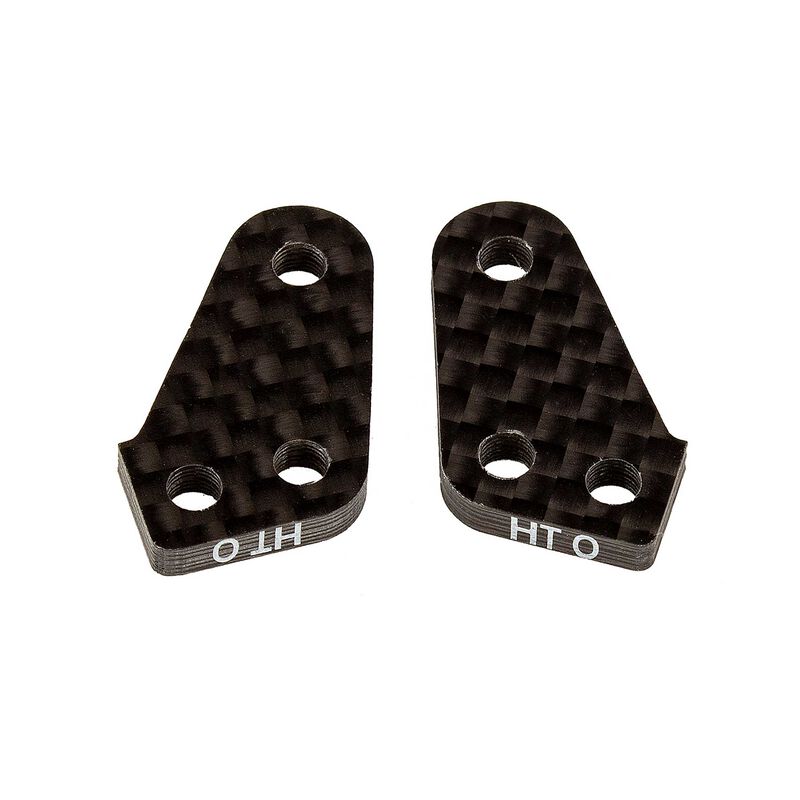 Factory Team Carbon Fiber Steering Block Arms, 1/10 Team Associated RC10B74.1