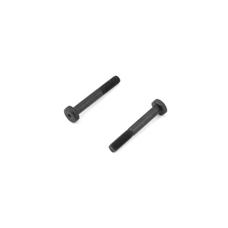 Steering Link Screws, Black/Steel (2)