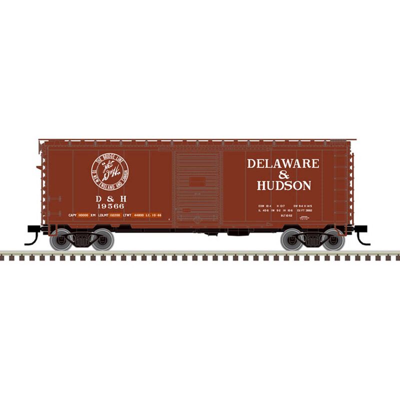 N 40' PS-1 Box Car Delaware & Hudson 19566