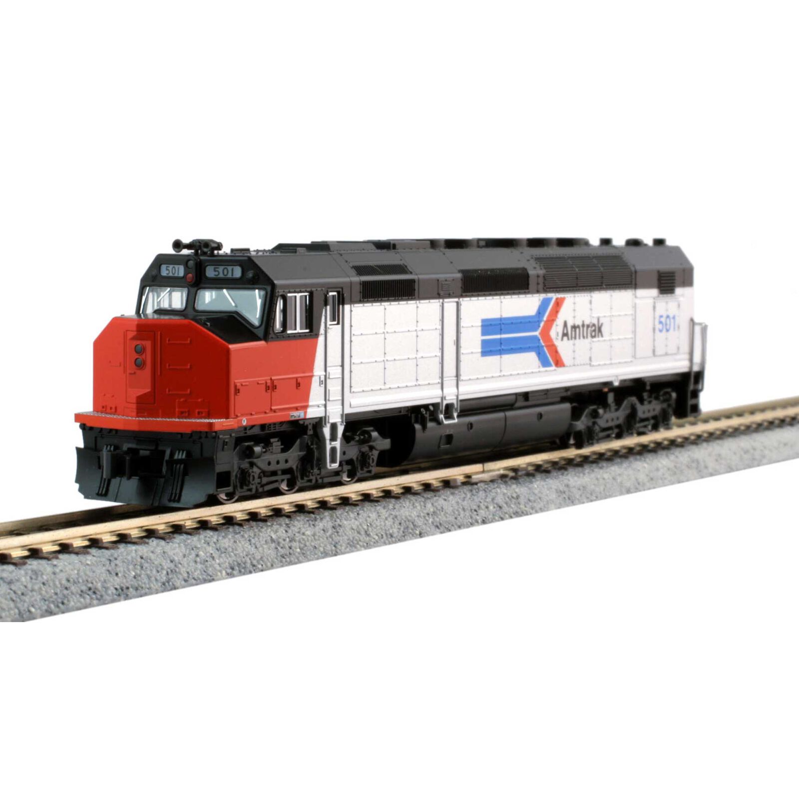 N EMD SDP40F Amtrak Phase I #501 w  Digitrax DCC