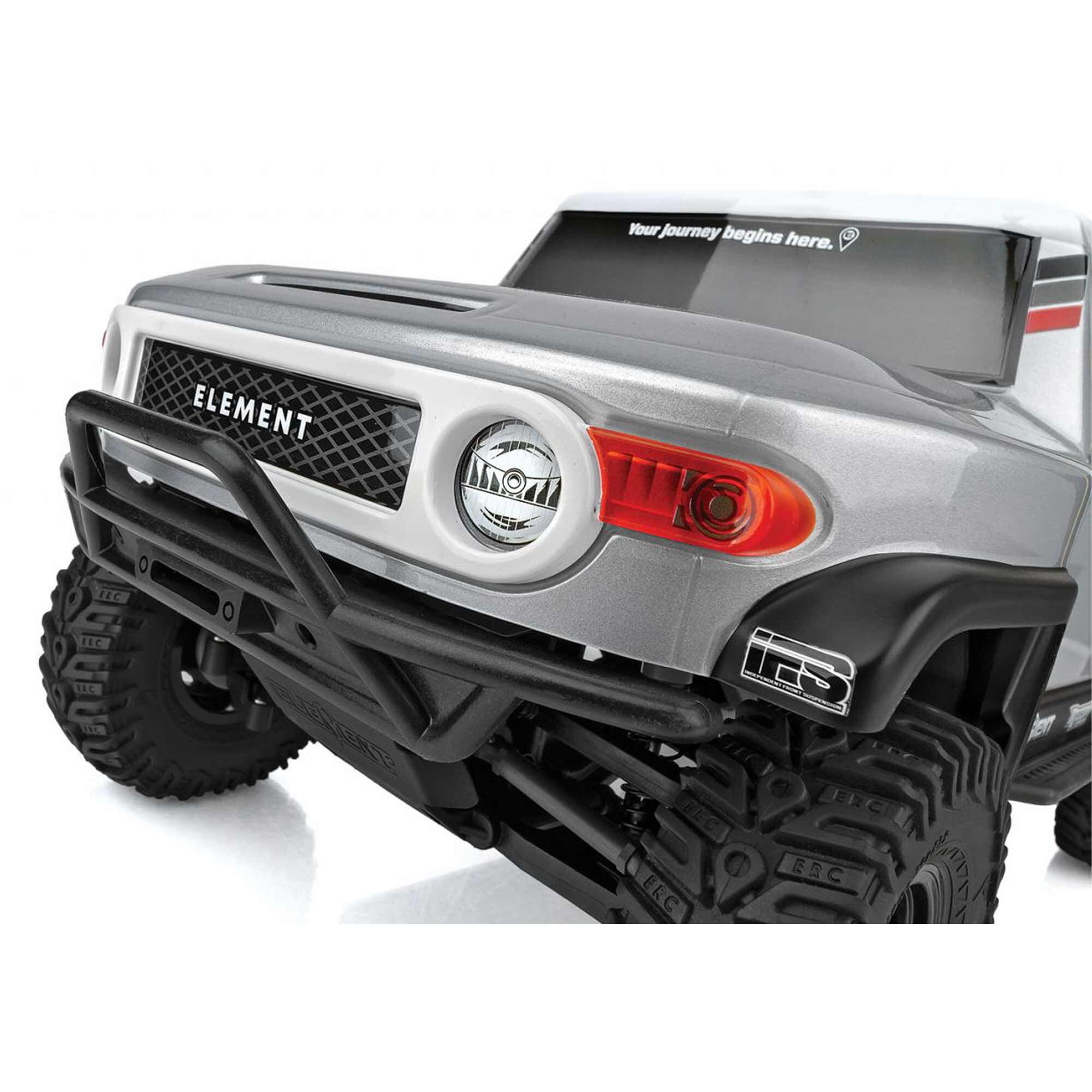 ホビーラジコン ENDURO UTRON TRAIL TRUCK 1/10 Enduro Utron SE Trail Truck RTR, Silver - Associated Electrics