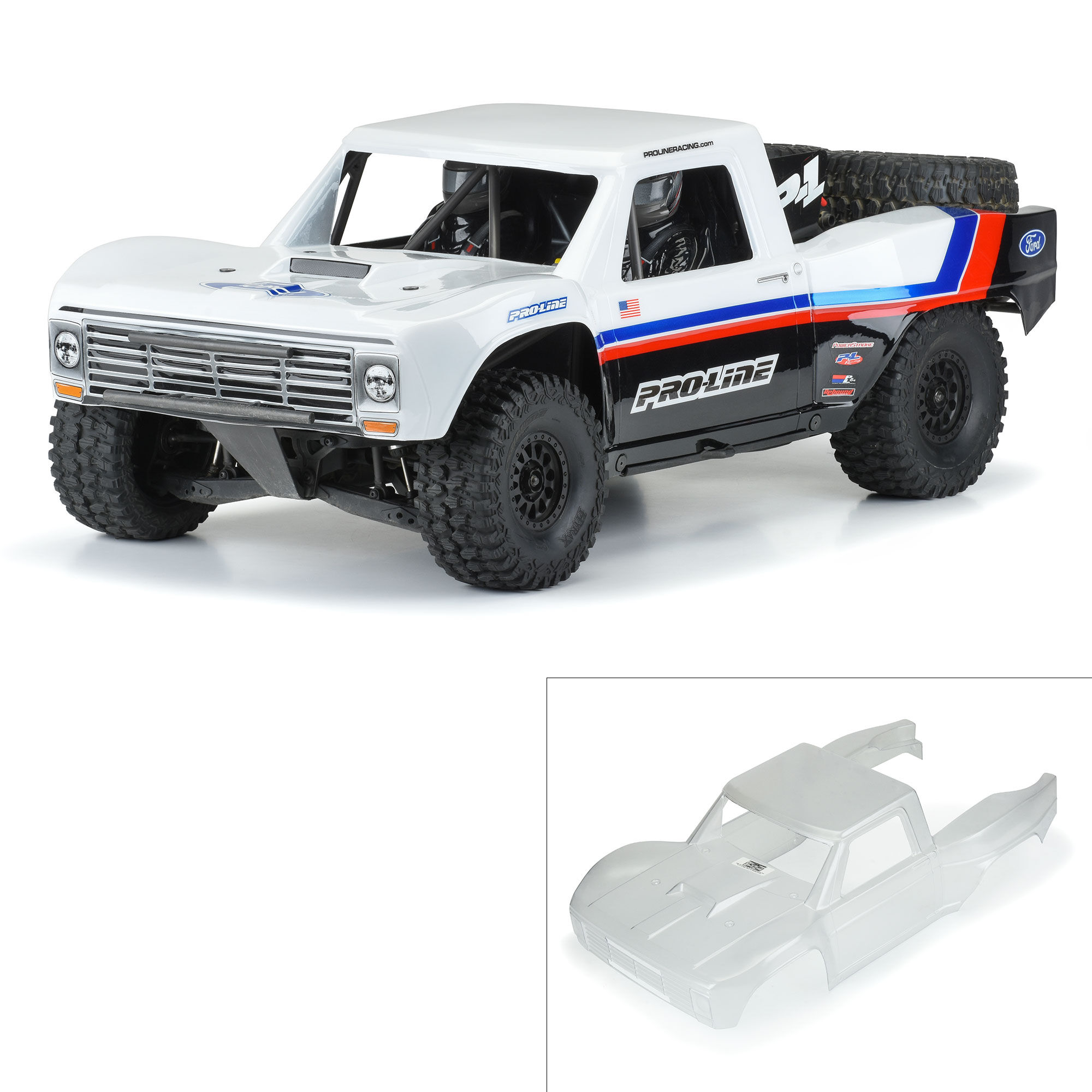 Pro-Line Racing 1/7 Pre-Cut 1967 Ford F-100 Truck Clear Body