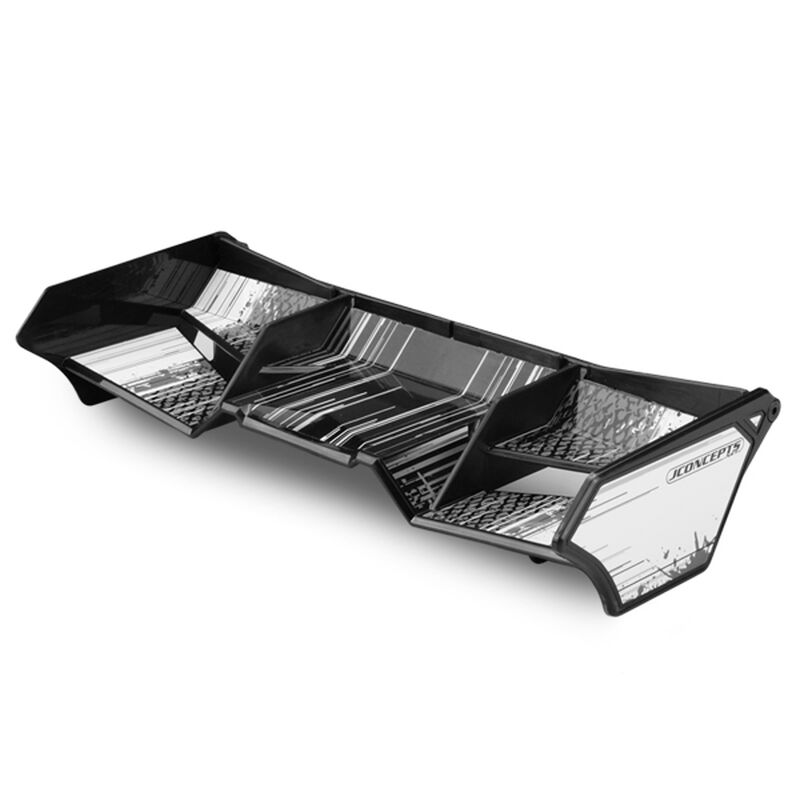 1/8 Finnisher Wing with Gurney Option, Black: BX, Truck