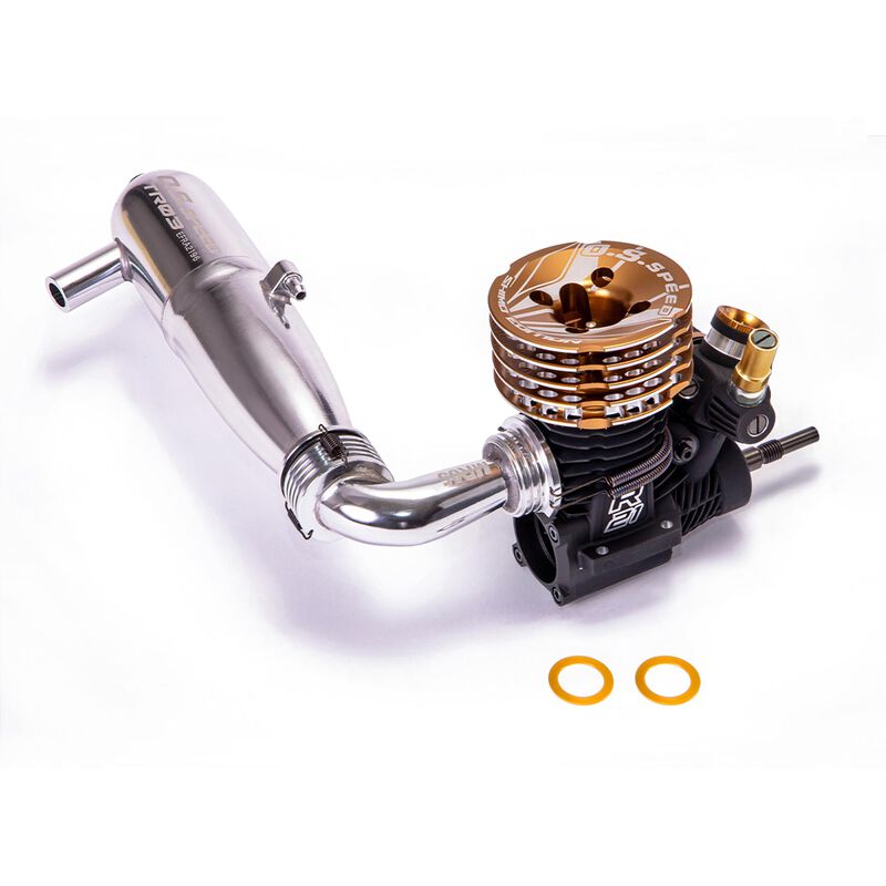 O.S. Speed SHIMO Edition 3 3.49cc Nitro Engine Combo