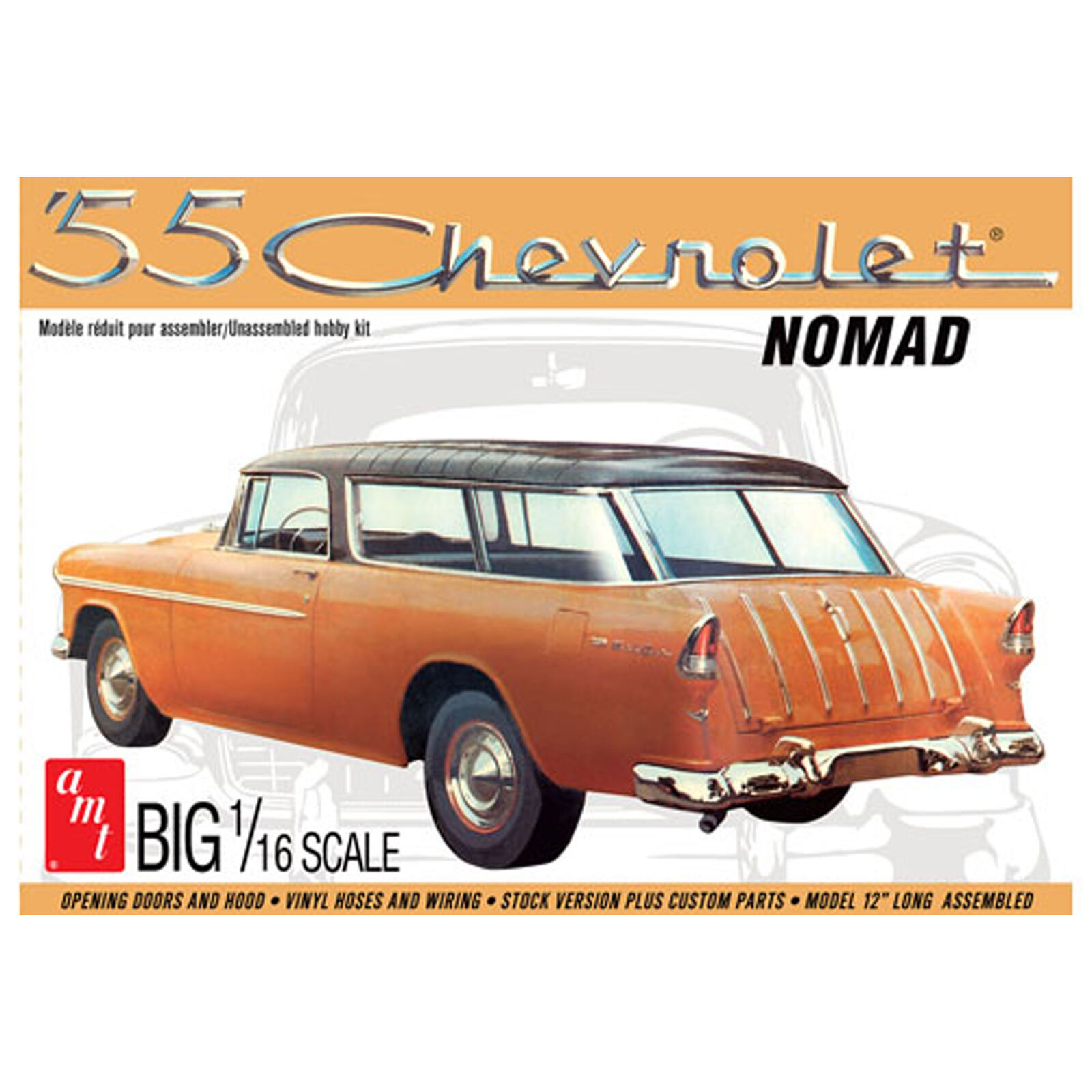 1/16, 1955 Chevy Nomad Wagon, Model Kit