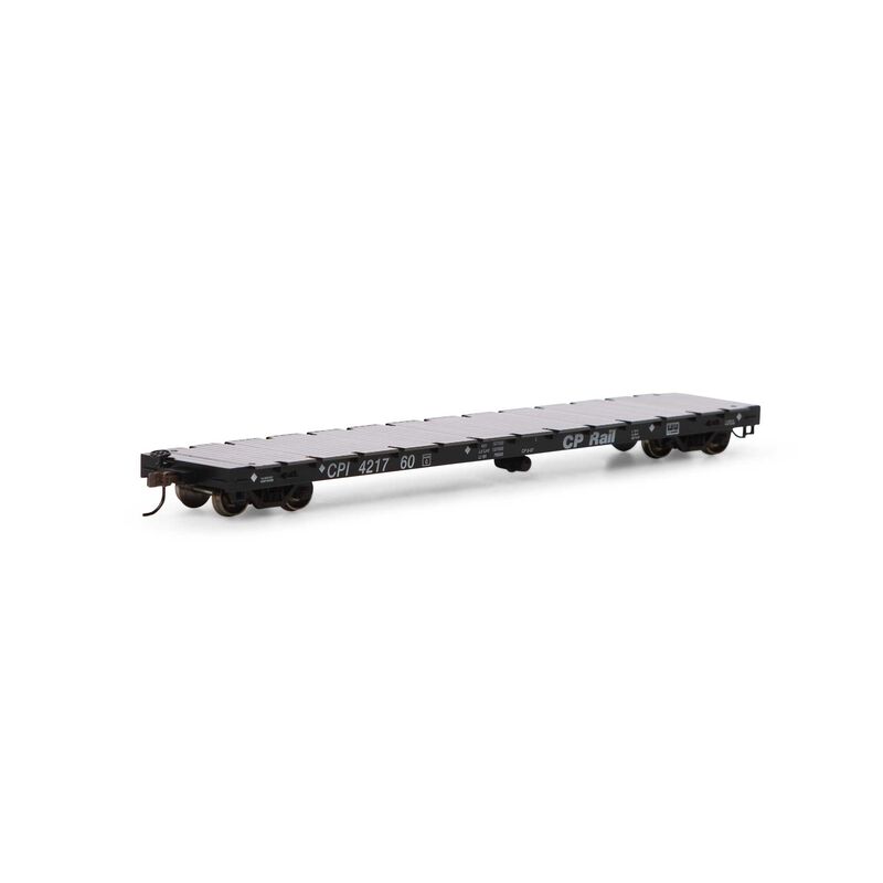 HO RTR 60' Flat Car, CPR #421760