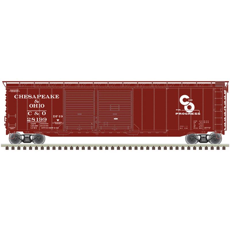 HO 50' Postwar Box Car Chesapeake & Ohio* 28138