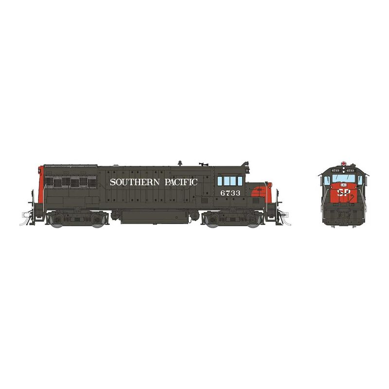 HO GE U25B Low Hood (DC/DCC/Sound): Southern Pacific - Bloody Nose: #6733