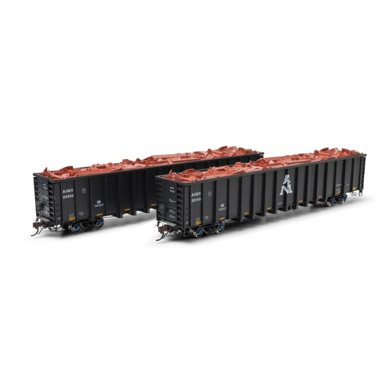 Athearn HO NSC 6000 Gondola with Load, AIMX #20100, 21225 (2)