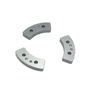 Aluminum Hard Anodized Long Slipper Clutch Pads (3): TRA