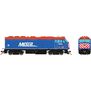 HO F40PHM-2 Locomotive with DCC Metra Blue #213