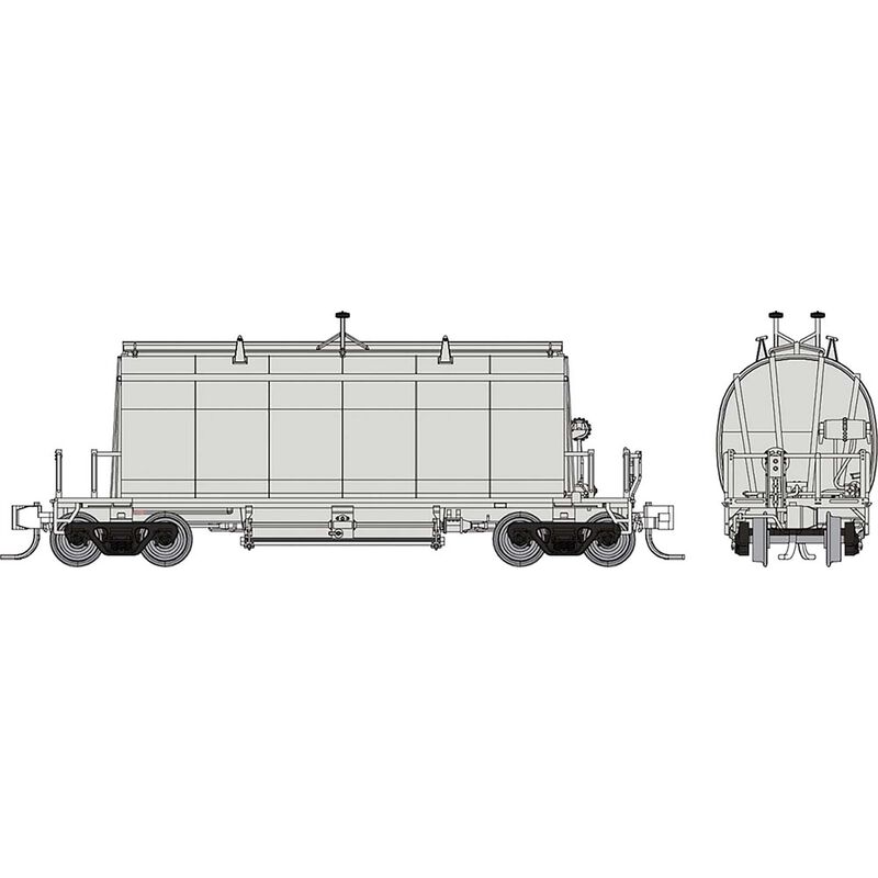 N Long Barrel Ore Hopper, Undecorated