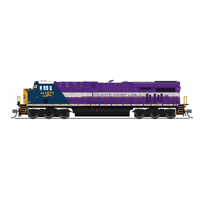 N GE ES44AC, CSX 1871, ACL Heritage Paint, Paragon4 Sound/DC/DCC