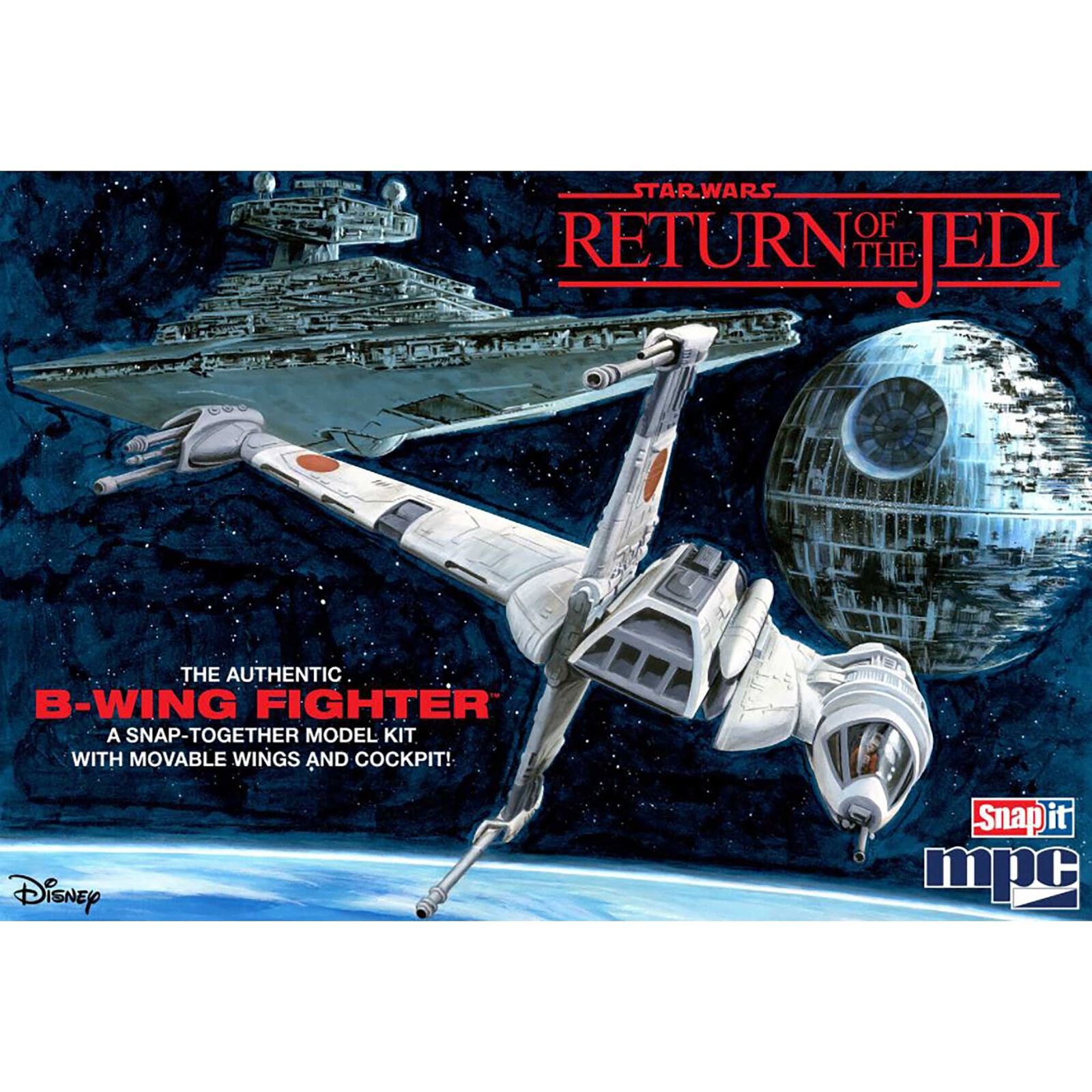 1/144 Star Wars: B-Wing Fighter Snap Kit