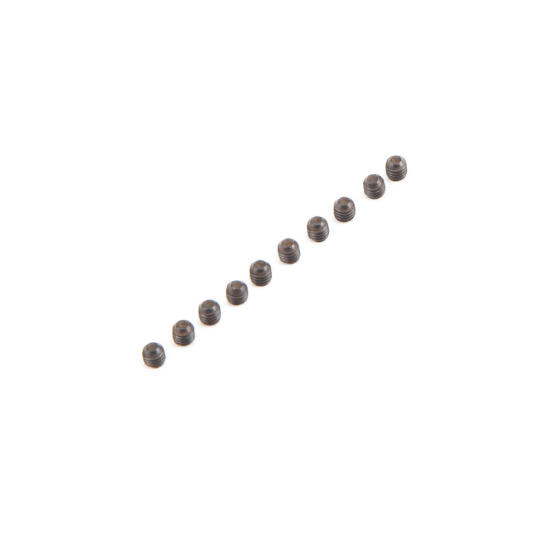 Set Screws M3 x 3mm Cup Point (10)