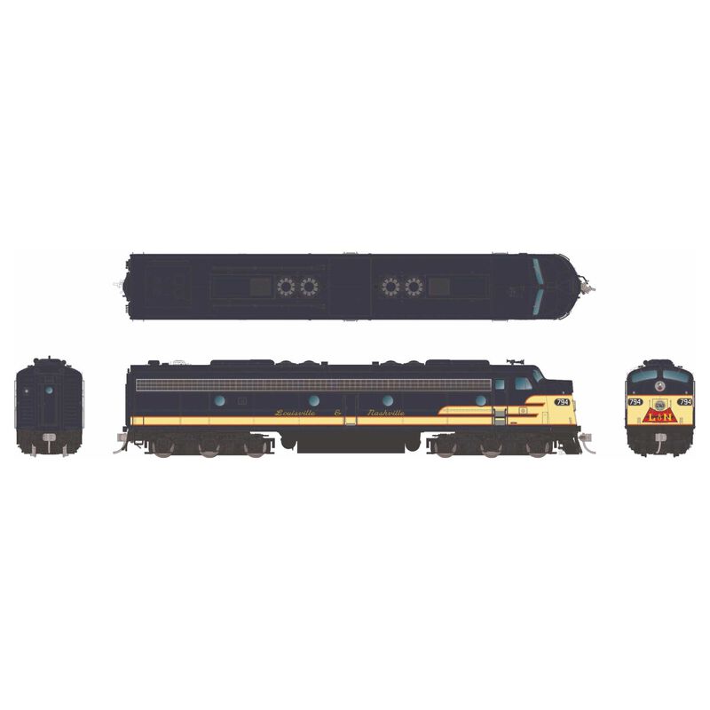 HO EMD E8A (DC/Silent): L&N - Delivery Scheme: #795